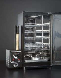 Bradley Original Smoker 4-Rack / Elektro Räucherofen -Küchengrill Rabatt 13236 Bradley Smoker original offen