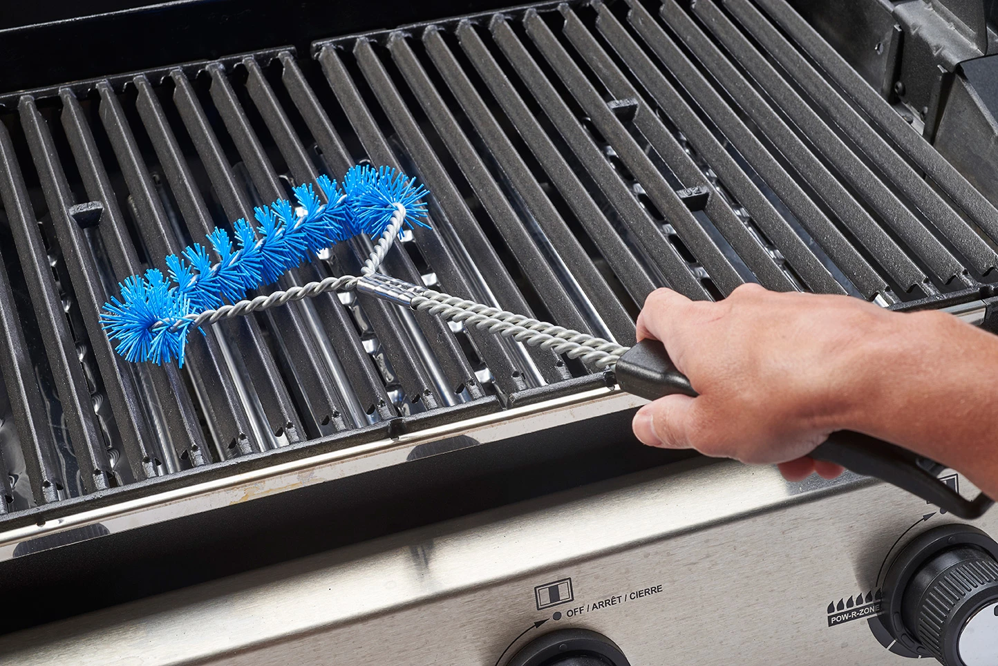 Broil King 3-seitige Grillbürste 45cm Mit Nylonborsten 3 Broil King 3-seitige Grillbürste 45cm Mit Nylonborsten