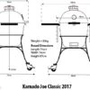 Kamado Joe Classic II Keramikgrill 2 Kamado Joe Classic II Keramikgrill -Küchengrill Rabatt 16050 Kamado Joe Classic II Abmessungen