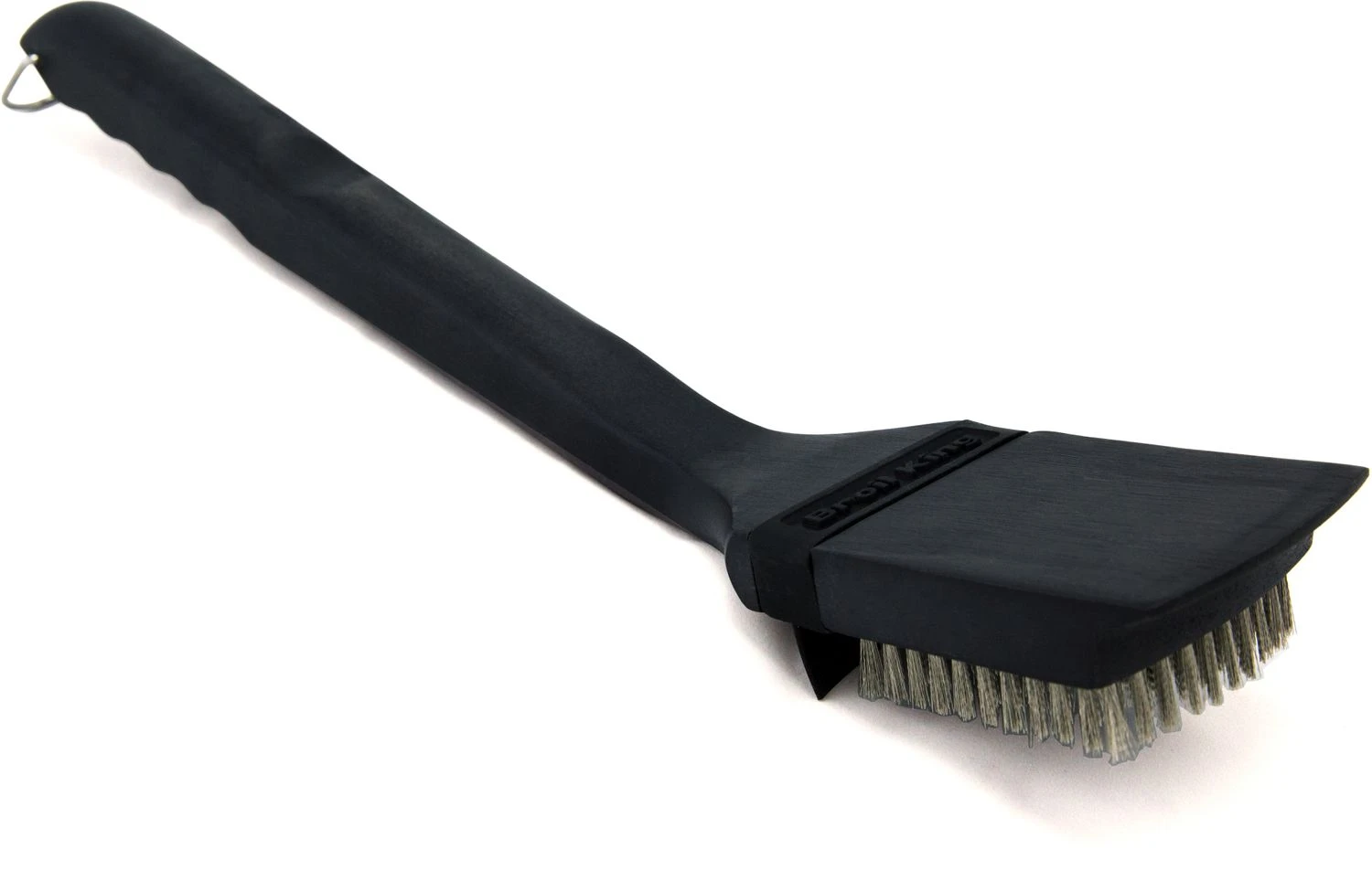 Broil King Holz Grillbürste 47cm Mit Edelstahlborsten + Spritzschutz 5 Broil King Holz Grillbürste 47cm Mit Edelstahlborsten + Spritzschutz – Bild 3