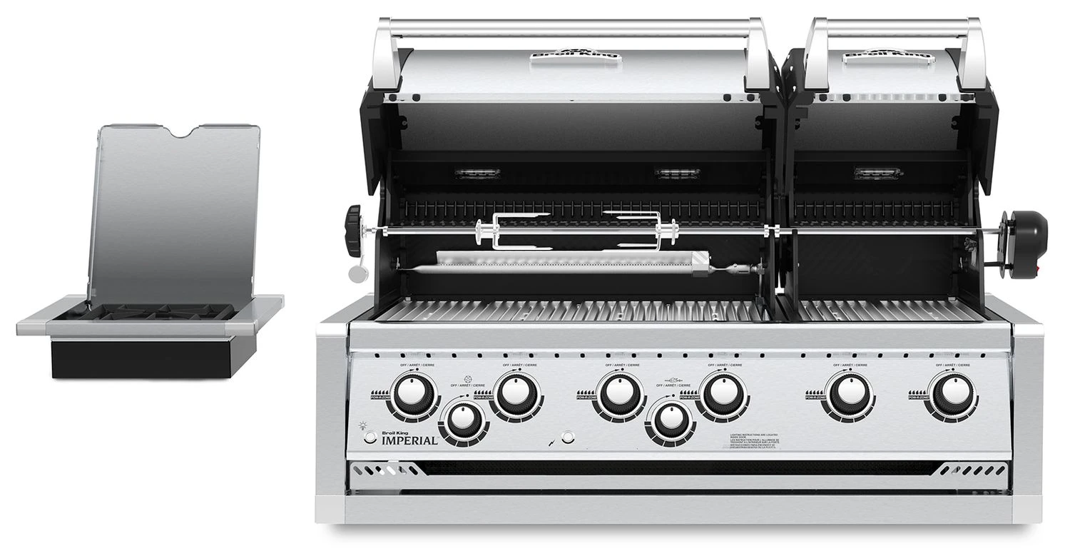 Broil King Imperial 690XL PRO Einbaugrill Mit Drehspieß + Seitenbrenner - Modell 2023 3 Broil King Imperial 690XL PRO Einbaugrill Mit Drehspieß + Seitenbrenner - Modell 2023