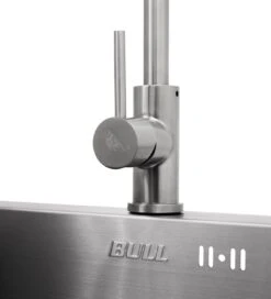 BULL Spülbecken Größe M (43x36x20cm) Inkl. Wasserhahn Für Warm/kalt -Küchengrill Rabatt 22281 Bull Spuele Wasserhahn