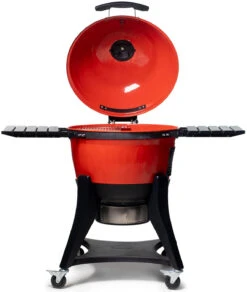 Kamado Joe Holzkohle Kugelgrill Kettle Joe - X-DEAL Inkl. Abdeckhaube -Küchengrill Rabatt 22436 kamado joe kettle geoeffneter deck 7 1615991187
