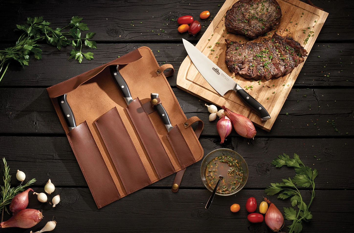 Napoleon Leder Messertasche 4 Napoleon Leder Messertasche – Bild 2