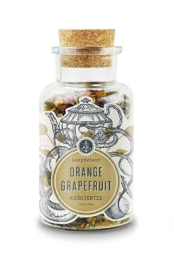 Ankerkraut Tee-Box "Mit Allen Wassern Gewaschen" - Mit Sencha Gojibeere, Nachthimmel, Orange Grapefruit -Küchengrill Rabatt Ankerkraut Orange Grapefruit 4260347897909