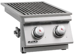 BULL Einbau Seitenbrenner Double / Edelstahl / Slide-In -Küchengrill Rabatt BULL Einschub Seitenbrenner Double Side links