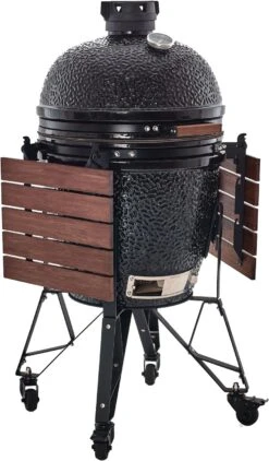 The Bastard Keramikgrill Classic Large - Complete - Schwarz Glänzend - Modell 2023 -Küchengrill Rabatt Bastard Grill Large Complete Tische abgeklapptBC201