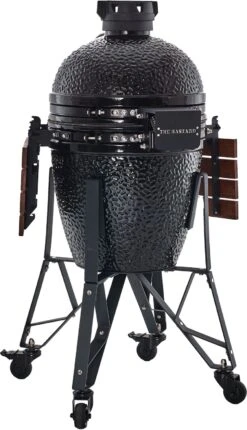 The Bastard Keramikgrill Classic Medium - Complete - Schwarz Glänzend - Modell 2023 -Küchengrill Rabatt Bastard Grill Medium Complete Rueckseite BC203