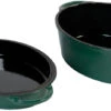 Big Green Egg Emaillierter Dutch Oven / Bräter 5,2 L Grün Oval 2XL / XLarge / Large