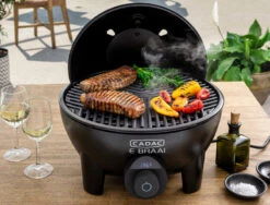 CADAC Elektrogrill Tischgrill E-Braai 40 BBQ / Dome Black 22 CADAC Elektrogrill Tischgrill E-Braai 40 BBQ / Dome Black -Küchengrill Rabatt CADAC Elektrogrill hohe Temperaturen