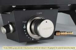 COZZE Pizzaofen Gas 42,5 Cm (17") - Inkl. Pizzastein -Küchengrill Rabatt COZZE PizzaofenGas Anschluss