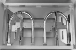 COZZE Plancha 600 / Plancha Grill Mit 2 Gusseisen Grillplatten -Küchengrill Rabatt COZZE Planchagrill 600 Brenner