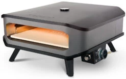 COZZE Pizzaofen Gas 42,5 Cm (17") Mit Thermometer - Inkl. Pizzastein 11 COZZE Pizzaofen Gas 42,5 Cm (17") Mit Thermometer - Inkl. Pizzastein -Küchengrill Rabatt Cozze Gas Pizzaofen Thermometer 17 Zoll seitlich