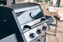 Enders Gasgrill Monroe Pro X 3 S Turbo -Küchengrill Rabatt Enders Gasgrill Monroe ProX 3 S Turbo Edelstahldeckel