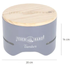 Feuerhand Tischgrill Tamber Blau 8 Feuerhand Tischgrill Tamber Blau -Küchengrill Rabatt Feuerhand Tamber Tischgrill Blau Abmessungen