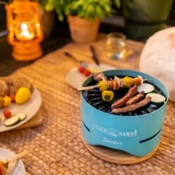 Feuerhand Tischgrill Tamber Lichtgrün -Küchengrill Rabatt Feuerhand Tamber Tischgrill Lichtgruen Lifestyle