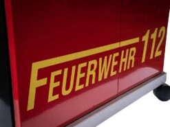 Grillfürst G510G 5-Brenner Gasgrill Mit Hochtemperaturbrenner Und Gusseisen Rosten - Feuerwehr Edition -Küchengrill Rabatt G510G FW Feuerwehrgrill Foto freigestellt 30