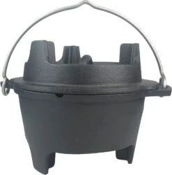 Grillfürst Dutch Oven Set BBQ Edition DO2 - X-DEAL Inkl. Tragetasche / Aufbewahrungstasche, Gusseisen Pflege Und Deckelheber -Küchengrill Rabatt Grilfuerst DO2 Dutch Oven BBQ Edition Deckel Seite