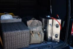 Grillfürst G201E 2-Brenner Gasgrill Portabel V2 - Campinggrill / Balkongrill 50mbar -Küchengrill Rabatt Grillfuerst Camping Gasgrill G201 Kofferraum 2