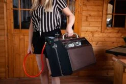 Grillfürst G201E 2-Brenner Gasgrill Portabel V2 - Campinggrill / Balkongrill 50mbar -Küchengrill Rabatt Grillfuerst Camping Gasgrill G201 Transport 2