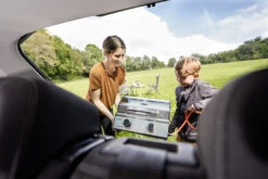 Grillfürst G201E 2-Brenner Gasgrill Portabel V2 - Campinggrill / Balkongrill 50mbar -Küchengrill Rabatt Grillfuerst Campinggrill transportabel mobiler Grill