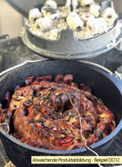 Grillfürst Dutch Oven BBQ Edition DO28 - XXL Dutch Oven -Küchengrill Rabatt Grillfuerst Dutch Oven DO28 BBQ Edition Ribs