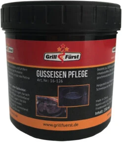 Grillfürst Dutch Oven Set BBQ Kastenform BK4 Aus Gusseisen - X-DEAL Inkl. Tragetasche / Aufbewahrungstasche, Gusseisen Pflege Und Deckelheber -Küchengrill Rabatt Grillfuerst Dutch Oven Gusseisen Pflegepaste 2