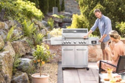 Grillfürst G521E Smart Grill - Mit Automatischer Temperatursteuerung, Hochtemperaturbrenner, Heckbrenner Und Edelstahl Rosten -Küchengrill Rabatt Grillfuerst G521E Smart Gasgrill Edelstahlgrill