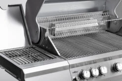 Grillfürst G521E Smart Grill - Mit Automatischer Temperatursteuerung, Hochtemperaturbrenner, Heckbrenner Und Edelstahl Rosten -Küchengrill Rabatt Grillfuerst G521E Smart Grill Edelstahl Grillroste