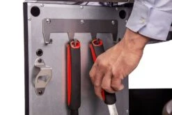 Grillfürst G310G 3-Brenner Gasgrill Borussia Dortmund Edition Mit Hochtemperaturbrenner Und Gusseisen Rosten -Küchengrill Rabatt Grillfuerst Gasgrill G310G Besteckhaken Leiste