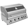 Grillfürst G591G 5-Brenner Einbaugrill Mit Heckbrenner Und Gusseisen Rosten -Küchengrill Rabatt Grillfuerst Gasgrill G591G seitlich