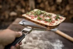 Grillfürst Pizzaheber / Pizzaschieber Edelstahl Klappbar -Küchengrill Rabatt Grillfuerst Pizzaschaufel klappbar