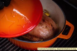 Grillfürst Dutch Oven Sternentöpfchen / Gusseisen Bräter - Emailliert - XL - Lila -Küchengrill Rabatt Grillfuerst Sternentoepfchen XL Beispiel