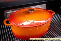 Grillfürst Dutch Oven Sternentöpfchen / Gusseisen Bräter - Emailliert - XL - Blau -Küchengrill Rabatt Grillfuerst Sternentoepfchen XL Gusseisenbraeter Beispiel 1