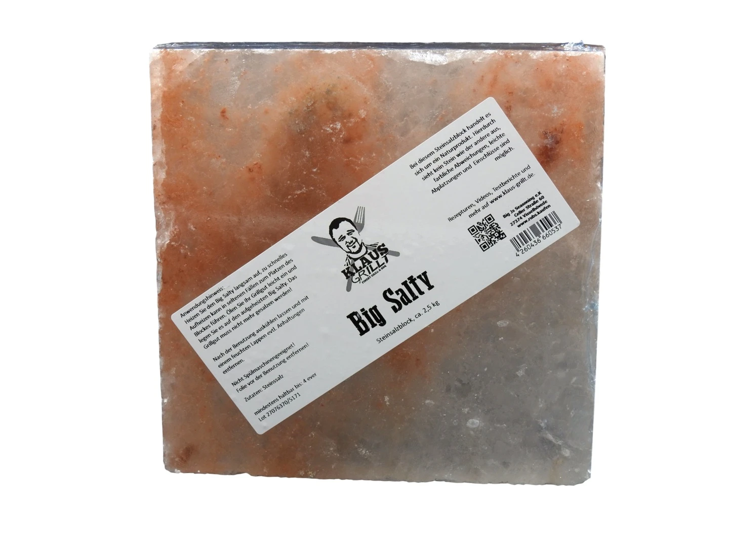 Big Salty Steinsalzblock 20 X 20 X 2,5 Cm By Klaus Grillt 3 Big Salty Steinsalzblock 20 X 20 X 2,5 Cm By Klaus Grillt