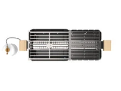 Knister Gasgrill - Ausziehbarer Kompaktgrill -Küchengrill Rabatt Knister Gasgril Grillrost im Grill