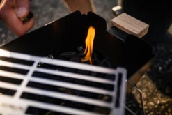 Knister Grill Original - Ausziehbarer Holzkohle Kompaktgrill -Küchengrill Rabatt Knister Grill anzuenden