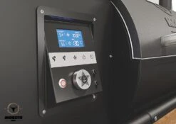 Moesta Pelletgrill Sheriff Inklusive Bambus Ablagebrett - Modell 2023 -Küchengrill Rabatt Moesta BBQPelletgrill Bedienung digital