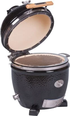 Monolith Grill Junior PRO Serie 2.0 Schwarz - OHNE Gestell -Küchengrill Rabatt Monolith Keramik Grill Junior PRO Serie 2 0 121022 black 12