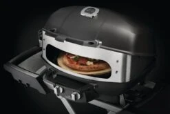 Napoleon Drehspieß / Rotisserie Heavy Duty Mit Ofeneinsatz Für TravelQ Gasgrill -Küchengrill Rabatt Napoleon 69282 TQ PRO285 Rotisserie InUse Pizza