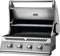 Napoleon 500-Series 32" BI32 Edelstahl Einbaugrill - Modell 2023 -Küchengrill Rabatt Napoleon Einbaugrill 500 Serie BI32 Warmhalteroste verschiebbar