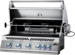 Napoleon 700-Series 38" BIG38 Edelstahl Einbaugrill Inkl. Drehspieß - Modell 2023 -Küchengrill Rabatt Napoleon Einbaugrill 700 Series BIG38 Drehspiess Forken