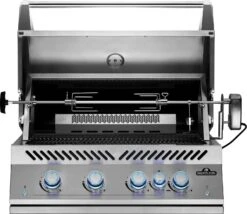 Napoleon 700-Series 32" BIG32 Edelstahl Einbaugrill Inkl. Drehspieß - Modell 2023 -Küchengrill Rabatt Napoleon Einbaugrill BIG32 Rotisserie Motor Drehspiess