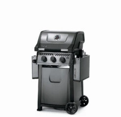 Napoleon Freestyle 365 Gasgrill, Graphit - Modell 2023 - X-DEAL Inkl. Drehspiess -Küchengrill Rabatt Napoleon Freestyle 365 Gasgrill Seiten abgeklappt
