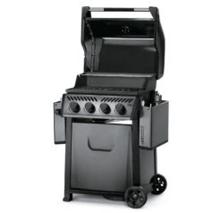 Napoleon Freestyle 425 Gasgrill, Graphit - Modell 2023 -Küchengrill Rabatt Napoleon Freestyle 425 Gasgrill Side Deckel offen