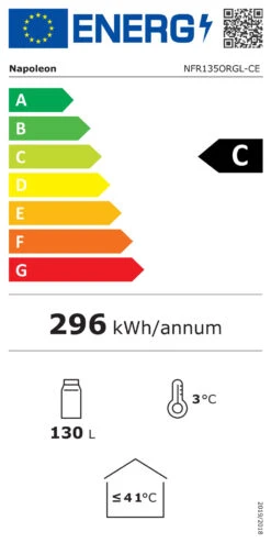 Napoleon Outdoor - Kühlschrank, 135 Liter, Rechtsdrehende Tür Mit Doppelverglasung Und LED Beleuchtung - Wasserdicht Nach IP24 35 Napoleon Outdoor - Kühlschrank, 135 Liter, Rechtsdrehende Tür Mit Doppelverglasung Und LED Beleuchtung - Wasserdicht Nach IP24 -Küchengrill Rabatt Napoleon Kuehlschrank Energieeffizienz