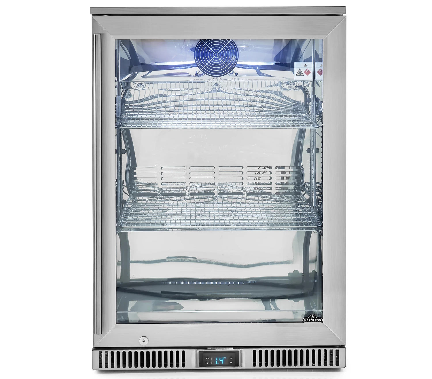 Napoleon Outdoor - Kühlschrank, 135 Liter, Rechtsdrehende Tür Mit Doppelverglasung Und LED Beleuchtung - Wasserdicht Nach IP24 3 Napoleon Outdoor - Kühlschrank, 135 Liter, Rechtsdrehende Tür Mit Doppelverglasung Und LED Beleuchtung - Wasserdicht Nach IP24