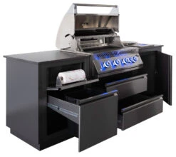 Napoleon Outdoor Küche Oasis Compact 105 Mit BIG32 Einbaugrill Und Einbau Sizzle Zone - Inkl. Arbeitsplatte Aus Feinsteinzeug -Küchengrill Rabatt Napoleon Oasis Compact BIG32 Kuechenrollenhalter Muelleimer 3 1678963787