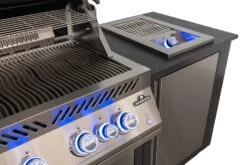Napoleon Outdoor Küche Oasis Compact 105 Mit BIG32 Einbaugrill Und Einbau Sizzle Zone - Inkl. Arbeitsplatte Aus Feinsteinzeug -Küchengrill Rabatt Napoleon Oasis Compact BIG32 Sizzle Zone Seitenbrenner