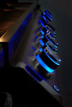 Napoleon Prestige Pro 825-3 Edelstahl Einbaugrill Gas - Inkl. Drehspieß - Modell 2023 -Küchengrill Rabatt Napoleon PRestige PRO825 SafeytGlow Drehregler 1